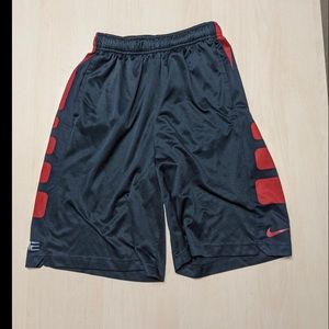 Boys Black Nike Elite Shorts